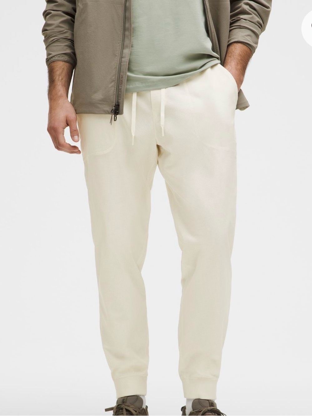 Lululemon Jogger, light ivory